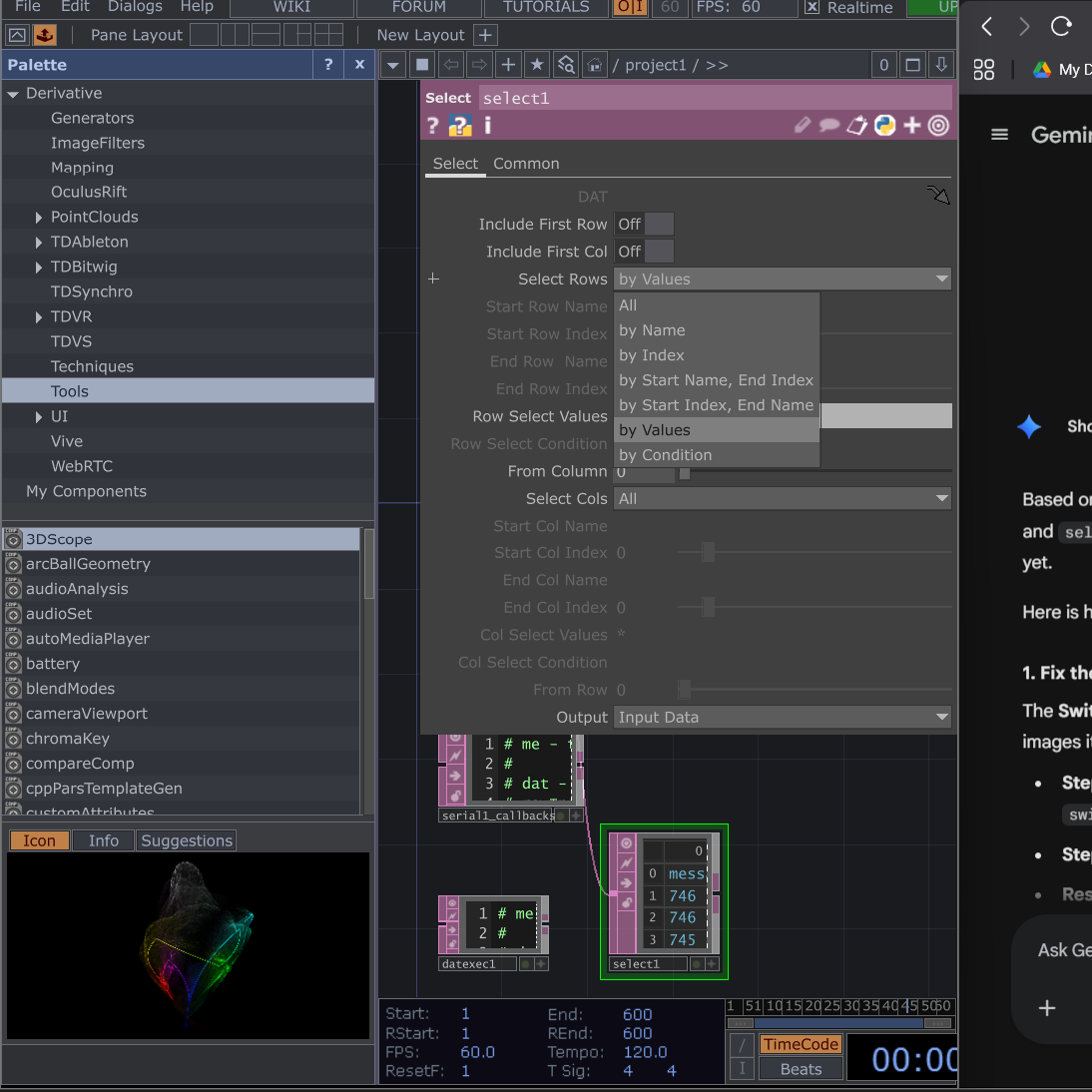 It also told me to use index in the select, but it should’ve been value, since they’re numbers.

But later I found out we were missing way more than that, so I ended up making even more chats with it hoping it will writing something useful.